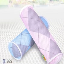 3D매쉬베개 목베개 4계절사용 숙면 쿨베개 꿀잠 친환경목베게 통풍목베게 목베게쿠션 핑크+블루