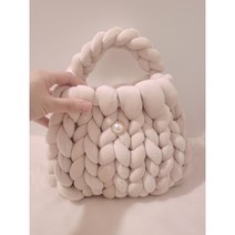 자이언트얀가방 벨벳 자이언트얀 완제품 만두백 바게트백 토트백 가방 핑거니팅 선물