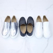 [KT알파쇼핑]국산 여성 키높이 통굽 슬립온 스니커즈 단화(3CM)