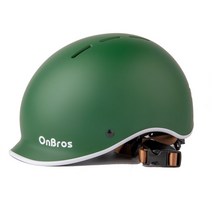 OnBros 도르래 어른용 자전거 안전모 시티 통근 킥보드 헬멧, matte green