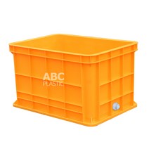 ABC플라스틱 점보상자 점보박스 식품 공업용 상자, 점보상자400L(바퀴미포함)측면배출구
