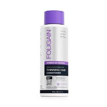 Foligain 트리플 액션 컨디셔너 얇은 모발용 2% 트리옥시딜 포함 헤어 자극 여성용 볼류마이징 (473.2ml(16온스) (15244), Triple Action Conditioner - Wo