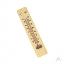 신생아 방 화장실 사우나 원목 수은 온도계 화씨 섭씨, 기본