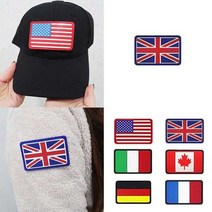 3D 입체 에폭시 PVC 국기 방수 벨크로 자수 와팬 패치, 영국