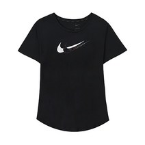 나이키 드라이파크7 드라이핏 반팔티 블랙 여자 반팔 티셔츠 상의 BV6730-010