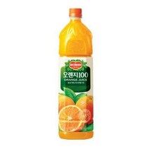 칠성 탕비실 손님대접 가족간식 델몬트 오렌지 주스 과즙음료 과일주스 생과일 1.5L 6개, 9세트