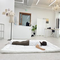 시원한 시어서커 냉감 아이스 쿨 토퍼 매트 여름 침구 이불 패드 차박 캠핑 쿨링토퍼, 슈퍼싱글