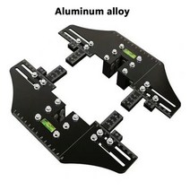 1세트 엘리베이터 레일 게이지 가이드 눈금자 웨이 위치 지정 학교 보드, 03 double line