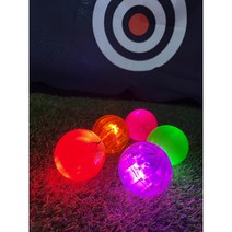 LED 야광 파크골프공 형광 네온 야무진파크골프 알바트로스, 크리스탈핑크, 1개, 1개