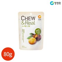청정원 츄 앤 리얼 군밤츄 80g, 없음