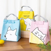 ms 민화샵 보냉가방A형 은박단열 피크닉여행가방, 고양이