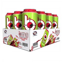 브이피엑스 뱅 캔디 애플 크리스프 에너지 드링크 VPX Bang Candy Apple Crisp 473ml 12개입 1팩, 1개