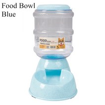 자동 고양이 강아지 대형견 사료 자율배식 애견 배식기 자율급식 급식기 정수기 물통 3.8l 애완견 피더 대용량 식수기 분수 물병 먹이 그릇 디스펜서 개, 푸드 블루