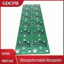 자동차 캐패시터 6pcs 단일 행 슈퍼 패러드 밸런싱 보호 보드 2.5-3v 360f, 16v83f
