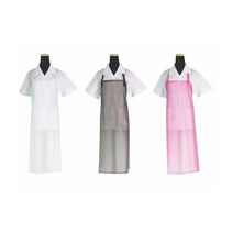 국산 반투명 위생앞치마 H형 90 X 115 3가지colors, 핑크