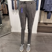 바쏘옴므 SH02 봄여름차콜스판슬랙스밴딩 팬츠 WSW1PS12ACH