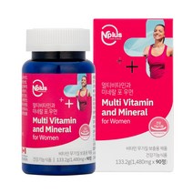 엔플러스 멀티비타민 미네랄 포우먼 1480mg 90정, 1450mg 90정 3개월분