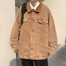 남성 간절기 봄자켓 골덴 박시한 베이직 봄 아우터 레더 무난한스타일