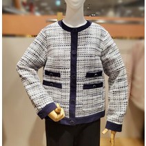 플라스틱아일랜드트위드가디건형자켓PP1WJ701