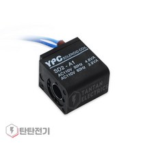솔레노이드 밸브 코일 AC 110V 그로메트 SD2 A1 22mm LED 램프 리드와이어 Grommet 연우뉴매틱 YPC