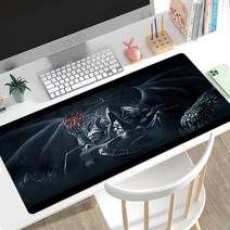 테이블 매트 디아블로 3 마우스 패드 게임용 XL 컴퓨터 맞춤형 대형 데스크 매트 미끄럼 방지 카펫 소프, 14 14_02 Size 700x300x2 mm