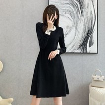 9월 10월 하객 룩 결혼식 원피스 니트 복장 봄 가을 여자 여성 돌잔치 엄마 예식장