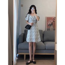 코소금코디쉬도라지스커트자녀여름느낌복고소심기벌벌룬 스커트