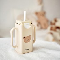 아가드x돗투돗 아기 우유 미니 팩 홀더 125ml 팩음료 전용 유아 두유 주스 컵 손잡이, 옵션선택, 돗꼼