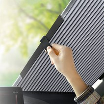 미카 더뉴쏘렌토 차량용 유리흡착고정 햇빛가리개 앞유리 차광막, 1개, 하늘색