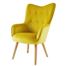 수입쇼파 노란색 1인용 패브릭 디자인쇼파, 핑크