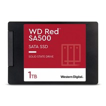 조끼 rn 디지털 SA500내장 SSD 1TB 레드 NAS 3D SATA III 6Gb/s 2 5/7mm 최대 560MB/s (WDS100T1R0a)