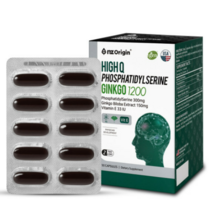 엔젯오리진 하이큐 포스파티딜세린 징코 1200mg x 60캡슐, 14박스