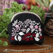중급자용 프랑스자수 도안 미니가방 DIY 패키지 embroidery, 1