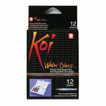 사쿠라 코이 워터칼라 고체 12색, 단품, 단품