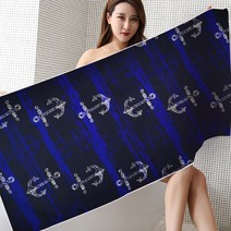 여름 비치타올 타월 대형 바스 목욕 수건 물놀이 수영 바캉스 RKU-SSAC01, 닻
