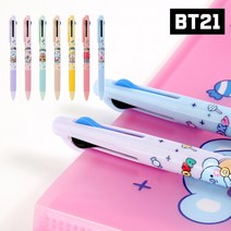 BTS 방탄 3색 볼펜 0.7mm 중딩 고딩 필기구 아미 굿즈, CHIMMY