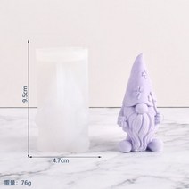 몰드 초 캔들 산타 클로스 3D 양초 실리콘 몰드 DIY 비누 만들기 석고 수지 공예 실리콘 몰드 휴일 파티 선물, 2