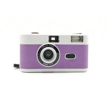 일회용카메라 코닥 필름용 리필 가능 필름 카메라 35mm 플래시 핑크, [12] White Purple, [05] Cam(18exp colorfilm)