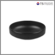[돌산멜라민] 체크(흑) - 신한식구프 반찬기 (업소용그릇 멜라민그릇 예쁜그릇 식당접시 멜라민볼 멜라민찬기 검정색그릇), (DS-7751), 블랙 4.5