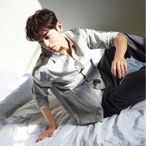 지오다노 01043505 남성 NEW 차은우 코튼 레이온 린넨 셔츠 043505