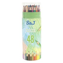 온비유 프리미엄 드로잉 색연필 17.5cm, 48색, 10개