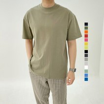 기획 여름 무지 라운드 반팔 비비드 15컬러