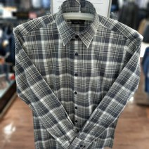 맨하탄셔츠 그레이 스트라이프 구김없는 슬림핏 깔끔한 캐쥬얼 스타일 셔츠