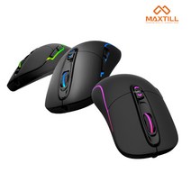 TRON G10 pro 게이밍마우스 롤 피시방 작은 게이밍, 매트블랙