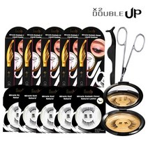 더블업 원터치 마그네틱 자석 속눈썹 5세트 최다구성 패키지, 단일속성