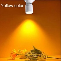 스포트라이트 핀조명 사이키 Led 캐비닛 미니 1W 3W 110 220 다운 주얼리 쇼, 01 1W, 06 Yellow color