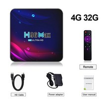LEMFO-안드로이드 11 TV 박스 4G 64GB 4K 안드로이드 2022 H96 MAX 스마트 2.4G 5.8G 와이파이 셋톱 H96ma, 02 4G 32G_04 Au 플러그
