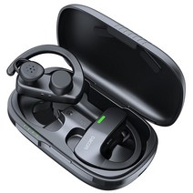DACOM 골전도 이어폰 무선 걸쇠전도 이어폰 bluetooth 한쪽 귀양귀 스포츠 이어폰 완전 무선 이어폰 물리 버튼 볼륨 조절 Type-C bluetooth5.0 좌우 분리형 헤드셋 귀걸이 마이크 부착 IPX5 방수 핸즈프리 통화 PSE 일본어 취급 설명서 블랙