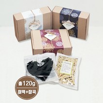 [은색초코]하트미역(20g)+잡곡(100g) 결혼답례품 돌잔치 조문 회사단체선물 시보해제 어린이집생일선물, 1박스, 귀리