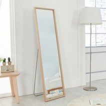 웰우드 마리 스탠드형 전신거울 400 x 1500, 화이트
